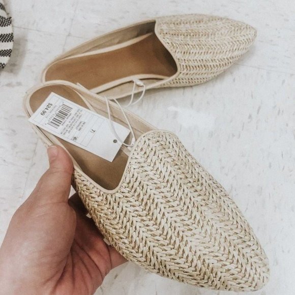 Universal Thread Violet Woven Mules Tan 9.5 - Picture 5 of 5